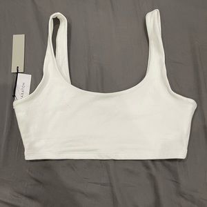 NWT Babaton Soft Contour Top - white
